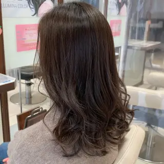 セミロング カラー miiro 長津田 髪質改善 フジムラのヘアスタイル