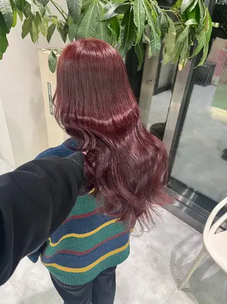 セミロング カラー トレンドレイヤー No.1/KOHEIのヘアスタイル