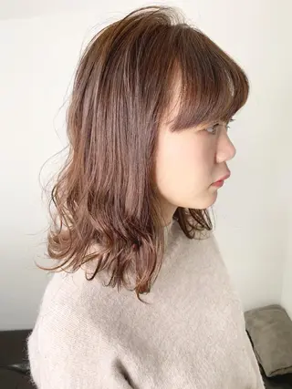 ミディアム 名古屋駅/トップス タイリスト/大黒拓哉のヘアスタイル