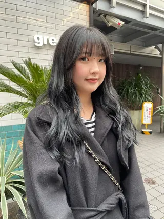 ロング カラー パーマ ヘアアレンジ 似合わせカラー / レイヤーMADOKAのヘアスタイル
