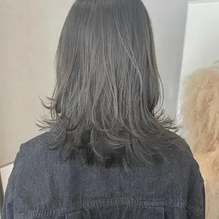ミディアム カラー はるか 💐 お悩み改善美容師のヘアスタイル