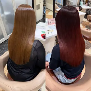 セミロング カラー 髪質改善カラー/店長 宮内秀峰のヘアスタイル