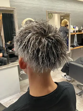 パーマ メンズ メンズ特化/パーマ/ フェードWATARUのヘアスタイル