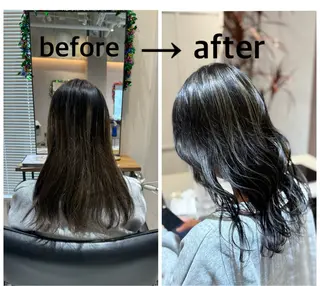 ロング カラー ✨艶髪職人艶カラー✨ 中本輝人のヘアスタイル