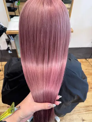 ロング カラー ｱｵﾇﾏﾐﾕ☁️ /ボブ/ハイトーン/のヘアスタイル