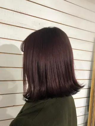 ミディアム カラー 🧡艶髪ちゅるん髪 🫧🧡YUKI❄️のヘアスタイル