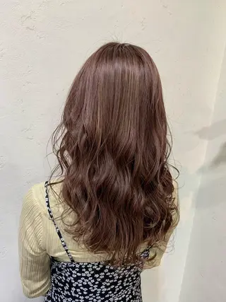 ロング カラー 天野 開のヘアスタイル