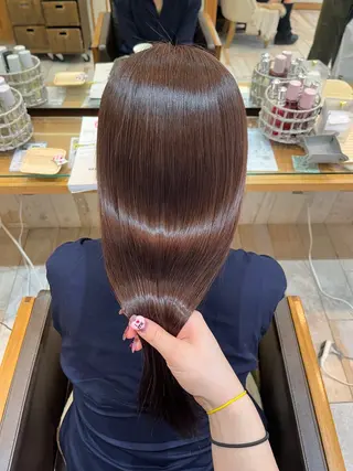 カラー Miwa🦋渋谷/ 透明感カラー/セットのヘアスタイル
