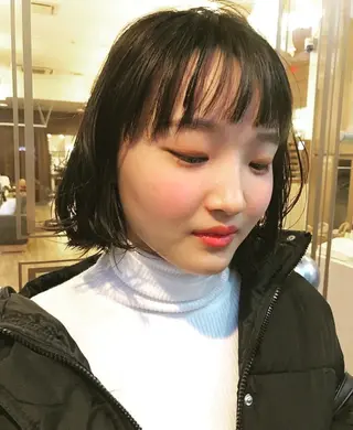ショート カラー ヘアアレンジ マツエク・マツパ Kawaguchi Arisaのヘアスタイル