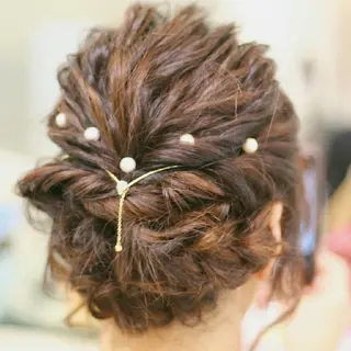 ヘアアレンジ ロング 三浦 健太郎のヘアスタイル