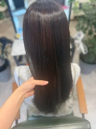 ロング オリーブ🫒レイヤー /平尾/りの‎🤍のヘアスタイル