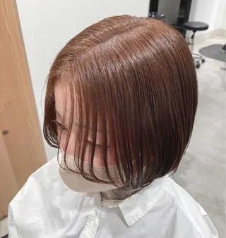 ショート カラー スキバサミを使わない カット🌼唯🌼のヘアスタイル