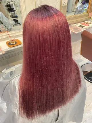 ミディアム カラー ブリーチ koheiのヘアスタイル