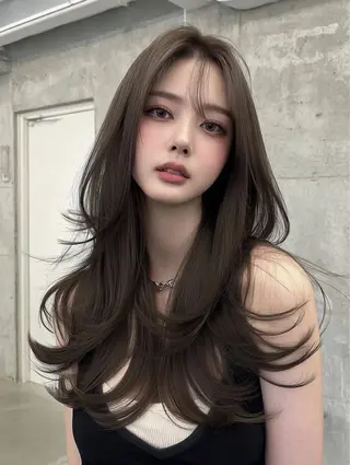 セミロング カラー ハイトーン/ブリーチ /reitのヘアスタイル