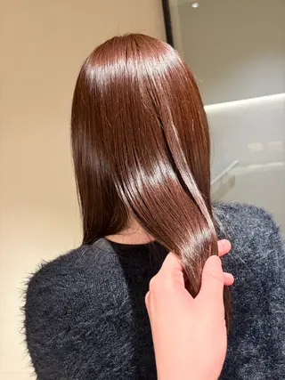セミロング カラー Raykyoto烏丸 kahoのヘアスタイル