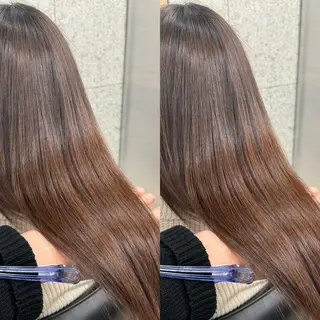 セミロング 髪質改善/浅沼 亮のヘアスタイル