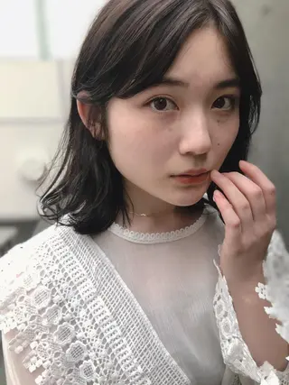 ミディアム ヒラヤマ ユウスケのヘアスタイル