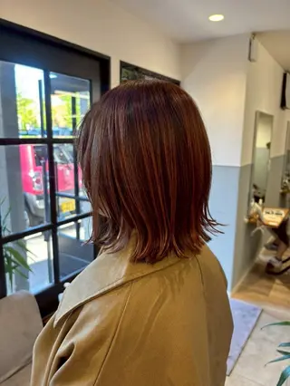 カラー 西新  MAHIRO 🩵🫧艶髪🩵🫧のヘアスタイル