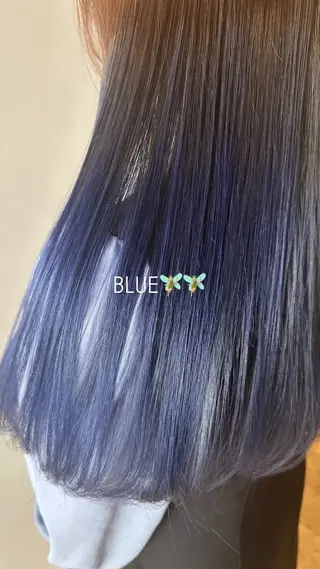 ロング カラー 坂庭 美夢のヘアスタイル