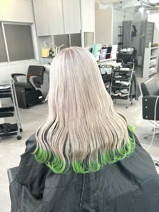 ロング カラー Cielro【 シェイロ 】所属・Cielro/ダブル カラー/西田咲希のヘアスタイル