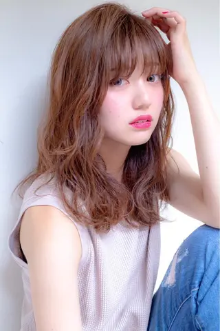 ミディアム 髪質改善レイヤー/ ボブたんの翔太のヘアスタイル