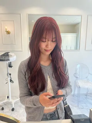 ロング ParveMix /石田 佳澄🩶のヘアスタイル