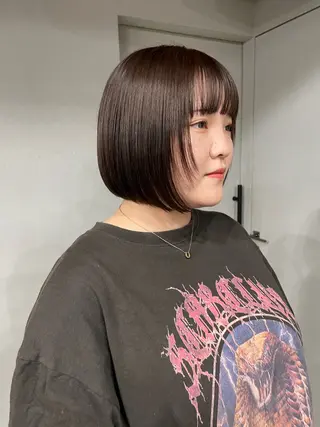 ミディアム カラー 表参道🌿赤み消し カラー/チナツのヘアスタイル
