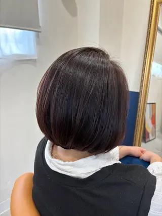 ミディアム カラー 髪の家 tikiのヘアスタイル