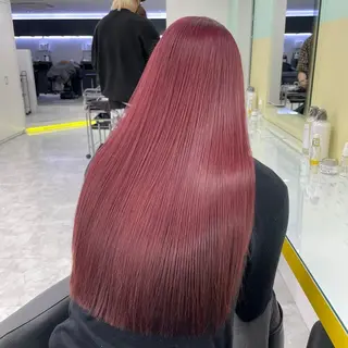 ロング カラー パーマ ヘアアレンジ メンズ キッズ 盛れ韓国ハイトーン 🎀Himari🎀のヘアスタイル