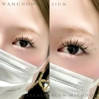 マツエク・マツパ MicoNoa Asamiのマツエク・マツパデザイン