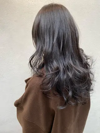 セミロング カラー 髪質改善/艶髪 やまなかのヘアスタイル