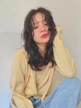 セミロング カラー ✨艶髪・髪質改善✨ 大泉翔/店長のヘアスタイル