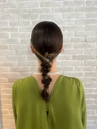 セミロング ヘアアレンジ Topstylist YUKIのヘアスタイル