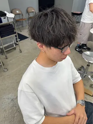 ショート パーマ メンズ メンズ専門サロン wokeのヘアスタイル