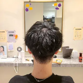 ショート パーマ メンズ 中井 啓悟のヘアスタイル