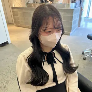 カラー EIGHT　樹梨 ／韓国ヘア🩶のヘアスタイル