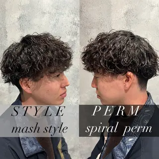 ショート バレイヤージュ職人 🔥代表YU-SHIのヘアスタイル