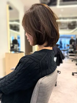 ショート カラー lar 立川南口所属・レイヤーボブ/ボブ 仲川和人のヘアスタイル