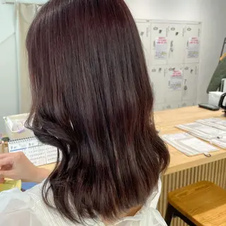 ミディアム カラー これた🧸ヘアメ職人 ♡髪質改善♡カラーのヘアスタイル
