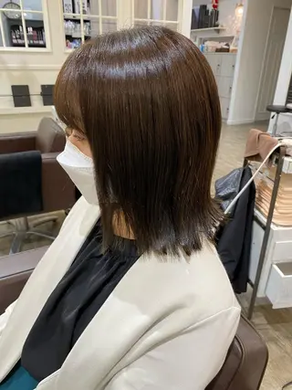 ミディアム 前橋 姫奈のヘアスタイル