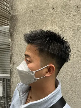 ショート パーマ メンズ 🏆メンズヘア特化 🥇代表りんぺーのヘアスタイル