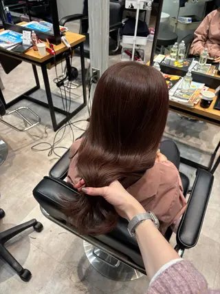 ミディアム 片平 帆香のヘアスタイル