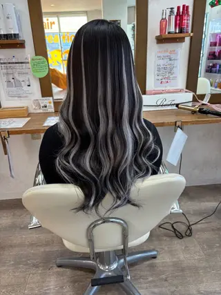 ロング 艶カラー🫧/シール エクステRYOKAのヘアスタイル