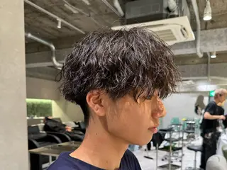 メンズ メンズパーマ特化 ふうきのヘアスタイル
