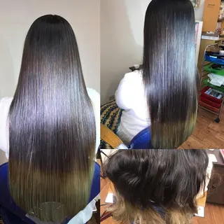 ロング 江袋 敏昭のヘアスタイル