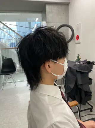 ミディアム メンズ メンズパーマ/カラー /店長コハシ◎のヘアスタイル