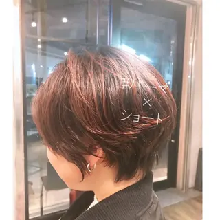 ショート パーマ 美髪❣️縮毛矯正/ 髪質改善✨/山本のヘアスタイル