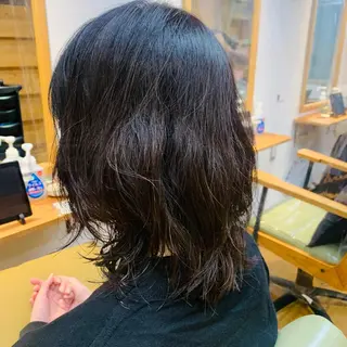 ミディアム ショート🌼パーマ 本間正子のヘアスタイル