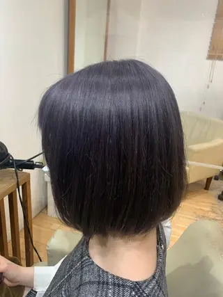 ミディアム カラー ✨🎨ブリーチなし 透明感カラー✨美友のヘアスタイル