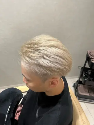 ショート カラー メンズ 艶感透明感カラー◎ 大分 Keigoのヘアスタイル
